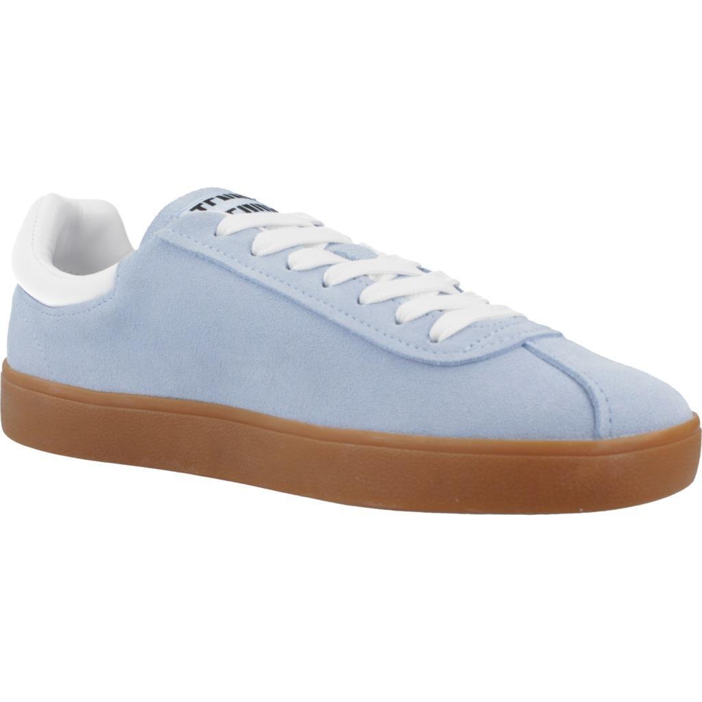 Baskets Lacoste Modèle Baseshot Couleur Bleu 5/5