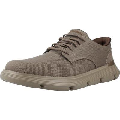 Sneakers skechers garza - clive, bruin, mannen