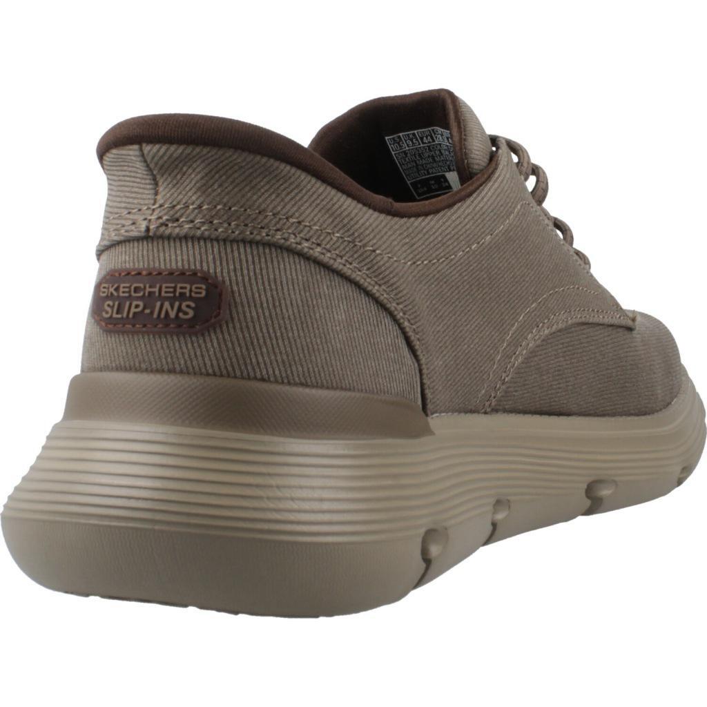 Baskets Skechers Garza - Clive, Marron, Hommes 3/5