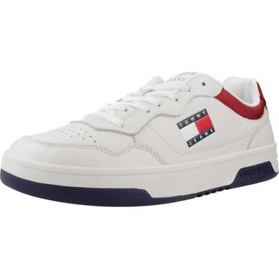 Sneakers tommy jeans model tjm cupsole leather ess kleur wit