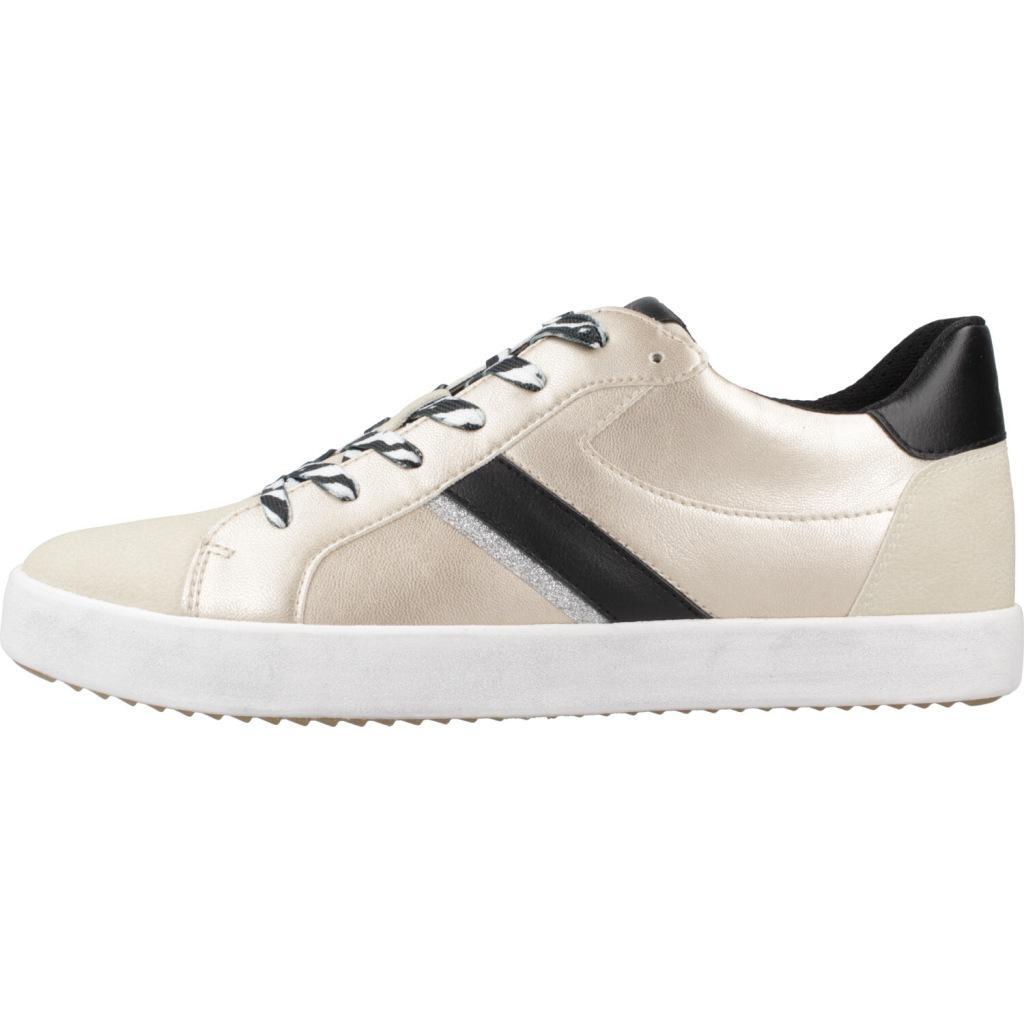 Baskets Geox Modèle D Blomiee Couleur D´or 2/5