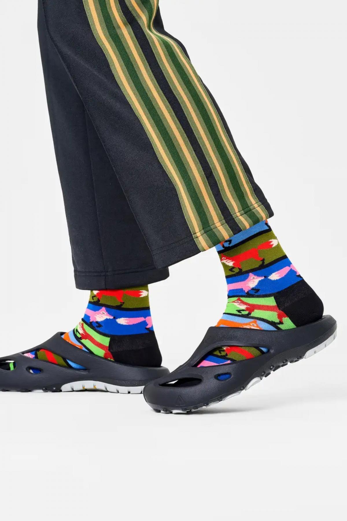Sokken Happy Socks Model Fox Stripe Sock Kleur Veelkleurig 4/4