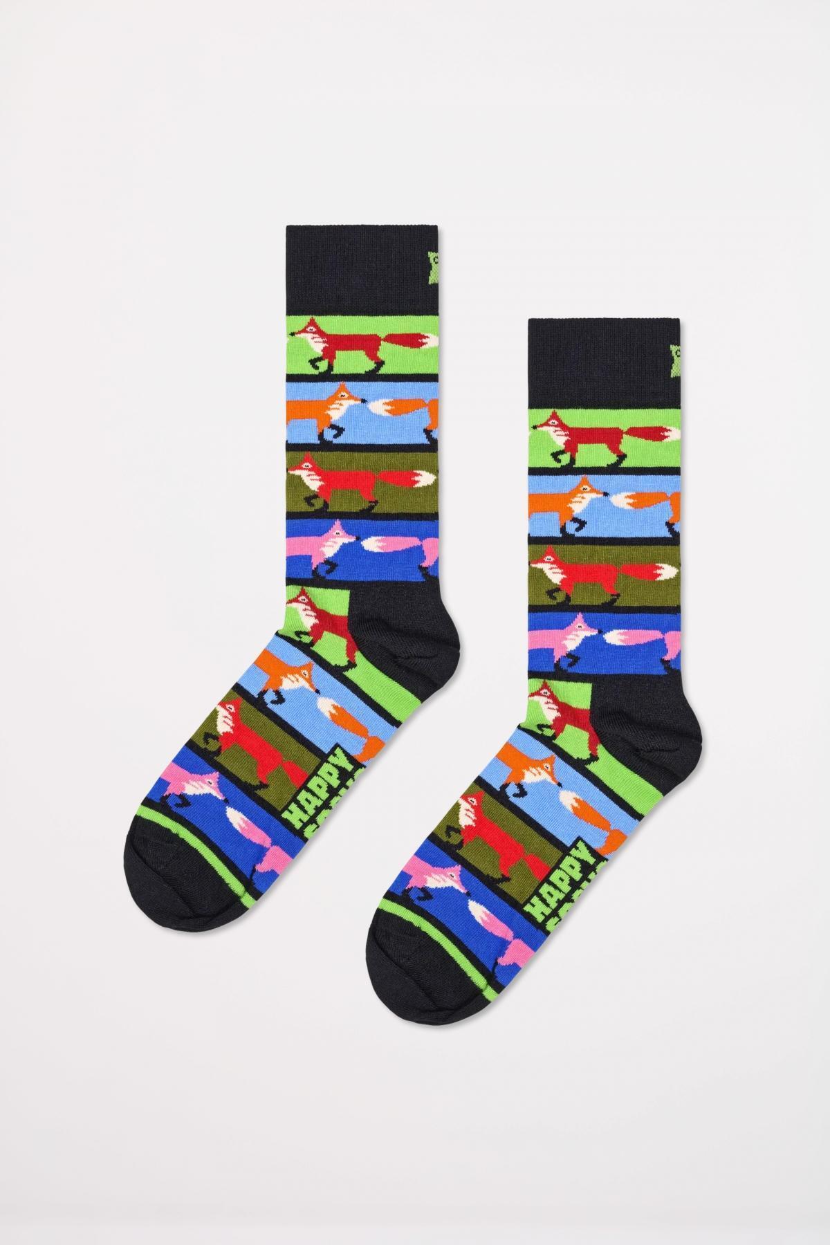 Sokken Happy Socks Model Fox Stripe Sock Kleur Veelkleurig 3/4
