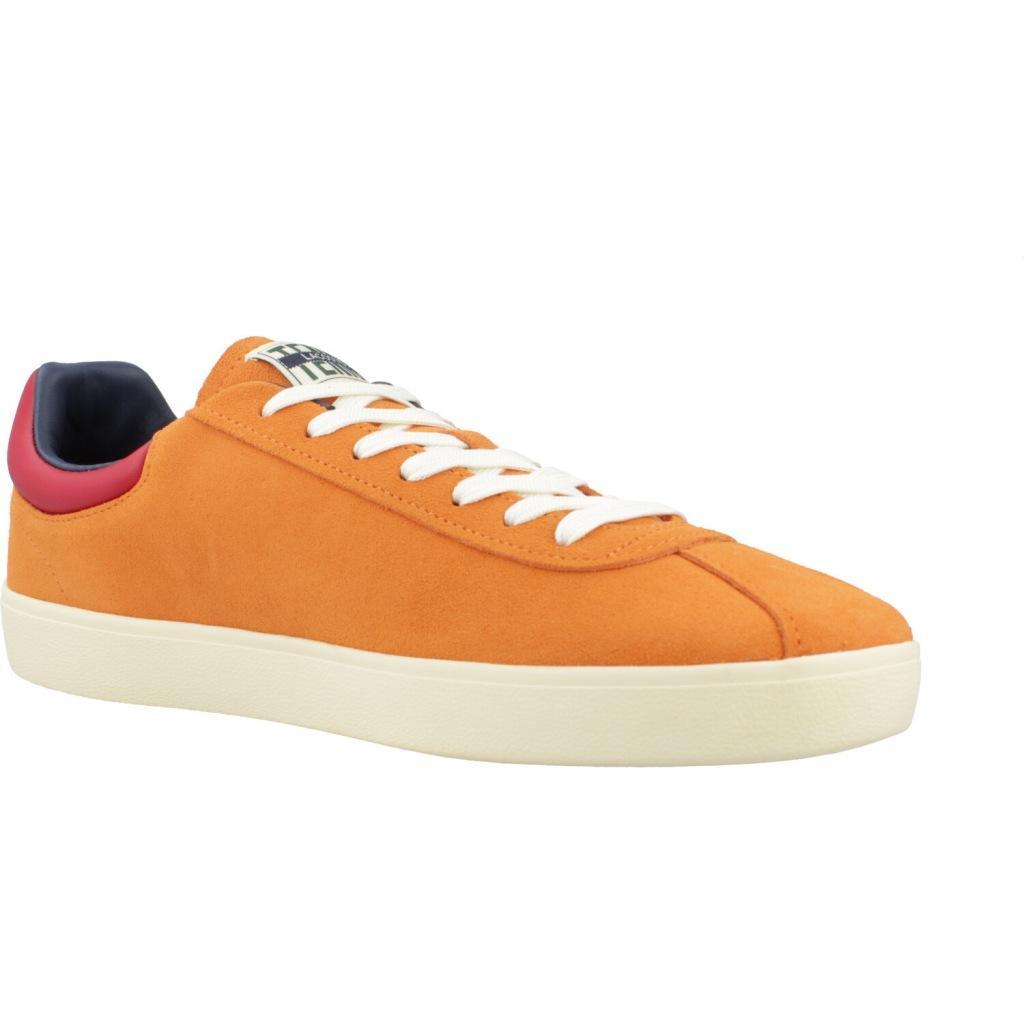 Baskets Lacoste Modèle Baseshot Couleur Orange 5/5