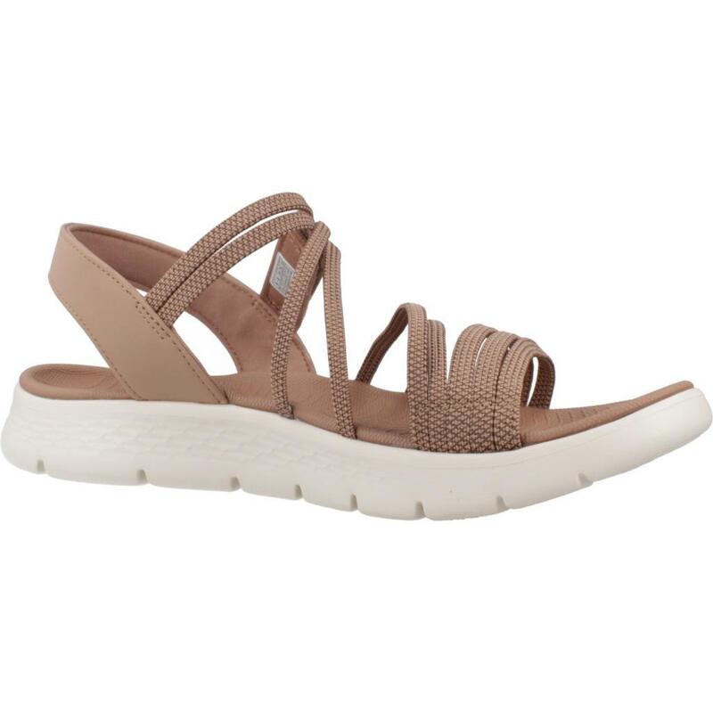 Sandale femei Skechers Go Walk Flex Sandal, Maro