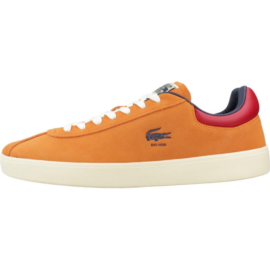 Baskets Lacoste Modèle Baseshot Couleur Orange 2/5