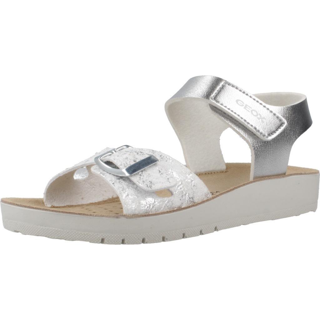 Sandały GEOX J SANDAL COSTAREI GI Srebrny