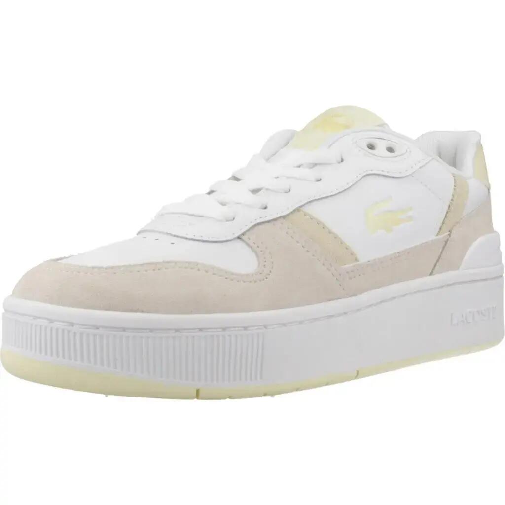 Zapatillas mujer Lacoste T-clip Platform Blanco 1/5