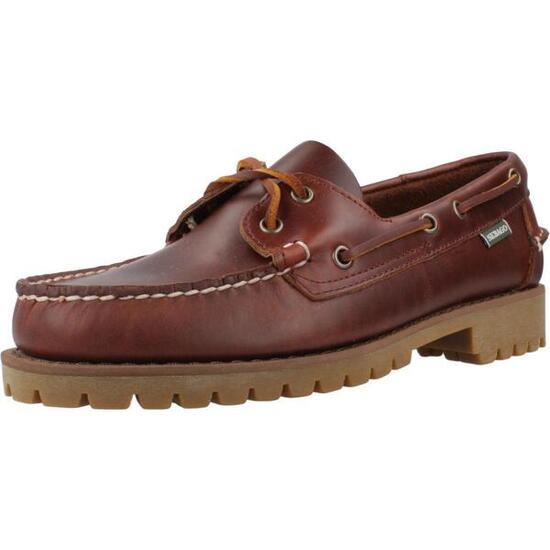 Baskets Sebago Modèle Ranger Waxy Couleur Marron