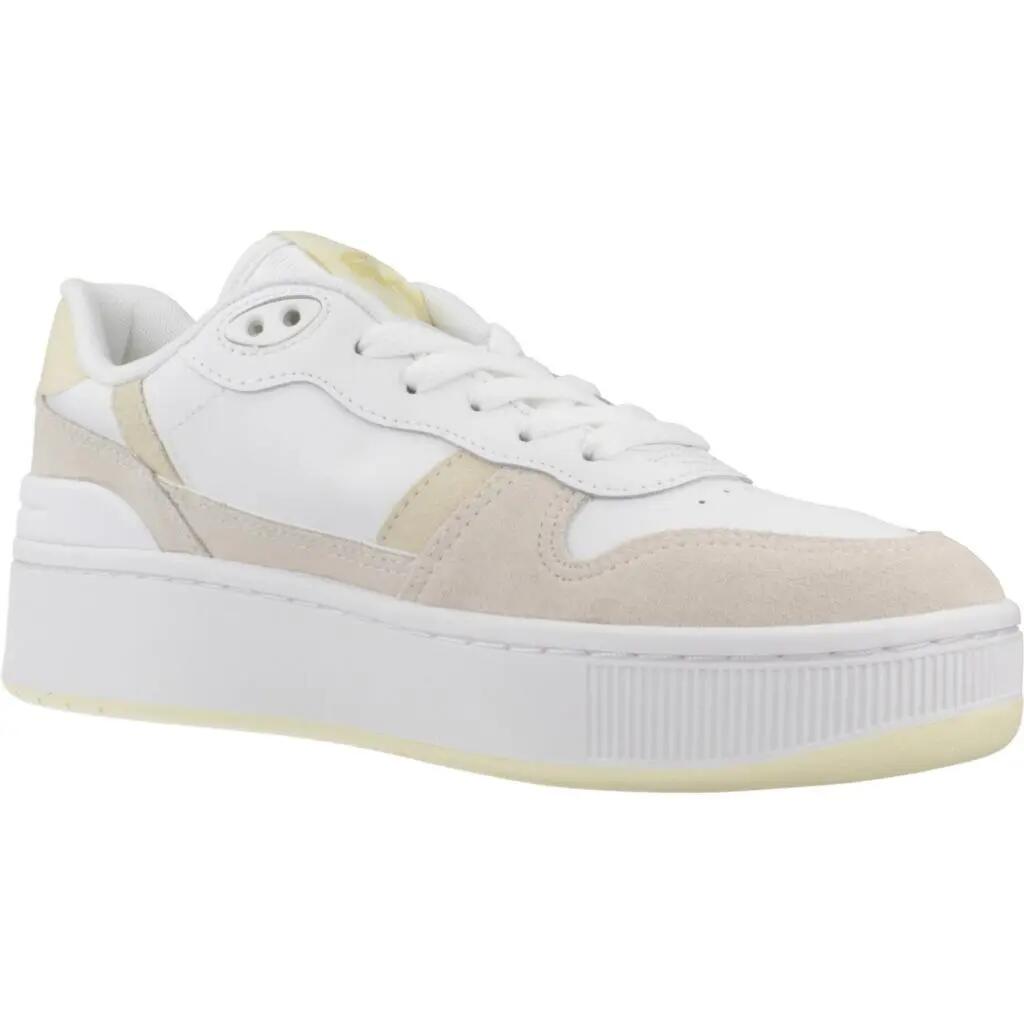 Zapatillas mujer Lacoste T-clip Platform Blanco 5/5