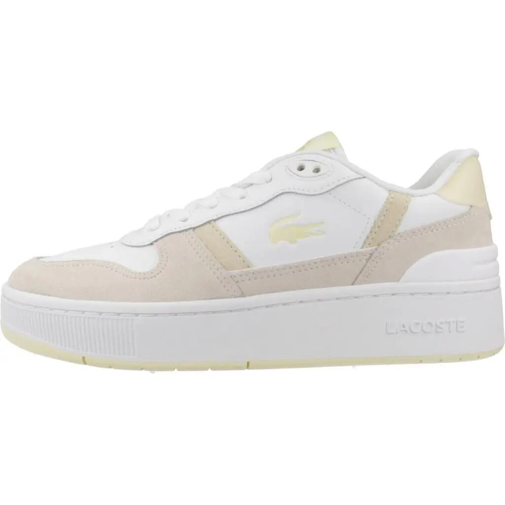 Zapatillas mujer Lacoste T-clip Platform Blanco 2/5