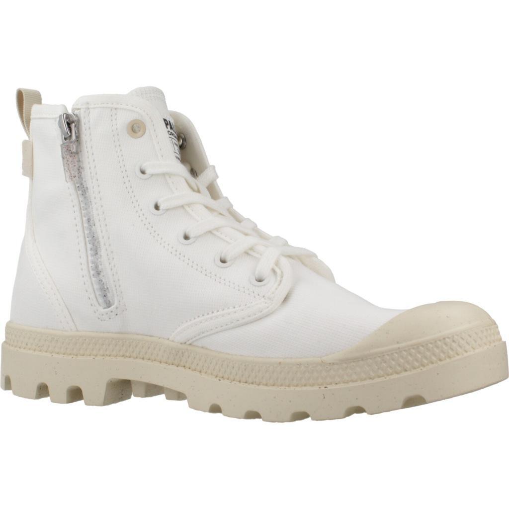 Palladium Modèle Pampa Hi Zip Organic Couleur Blanc 5/5