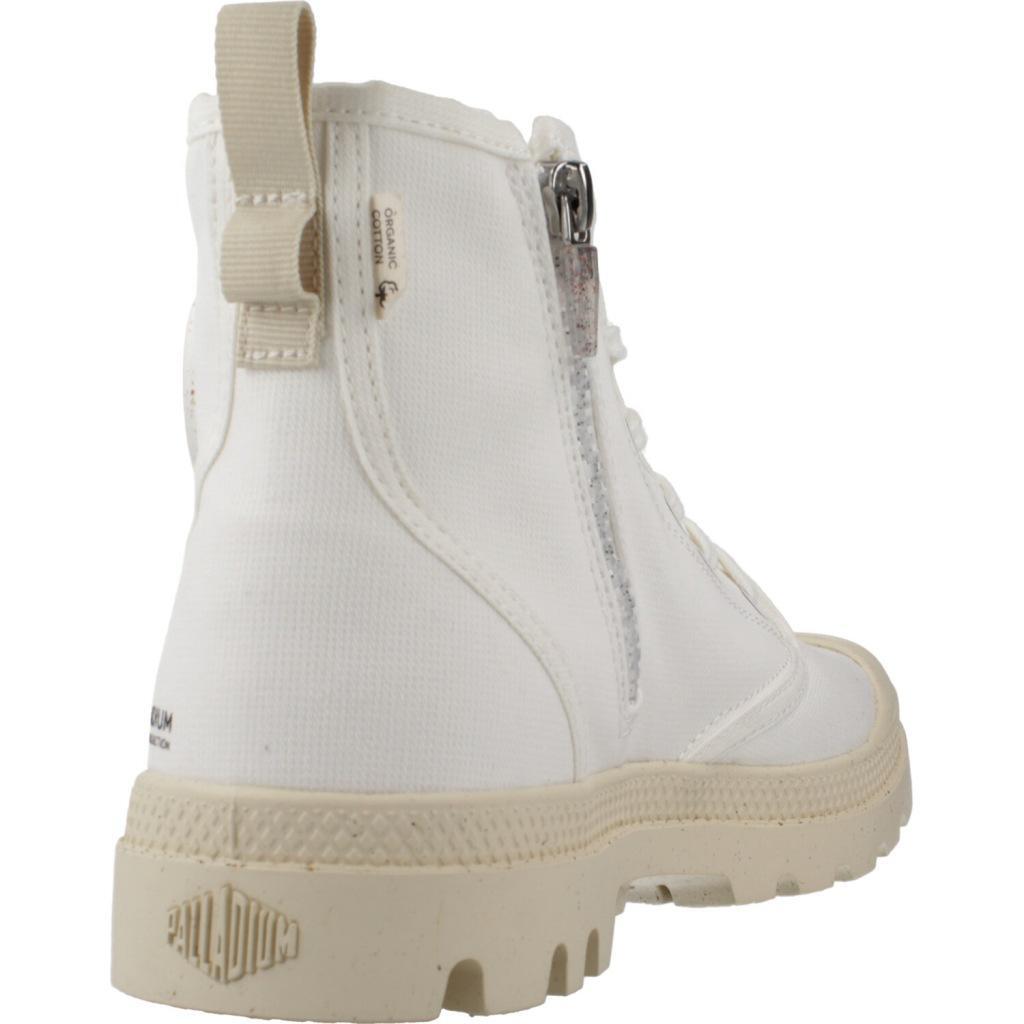 Palladium Modèle Pampa Hi Zip Organic Couleur Blanc 3/5