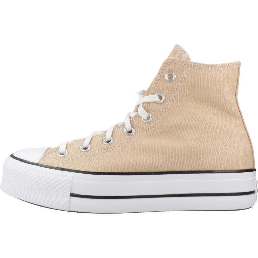 Baskets Converse Modèle Chuck Taylor All Star Lift Hi Couleur Orange 2/5