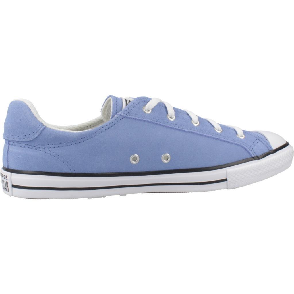 Baskets Converse Modèle Chuck Taylor All Star Dainty Lucky Ox Couleur Bleu 4/5