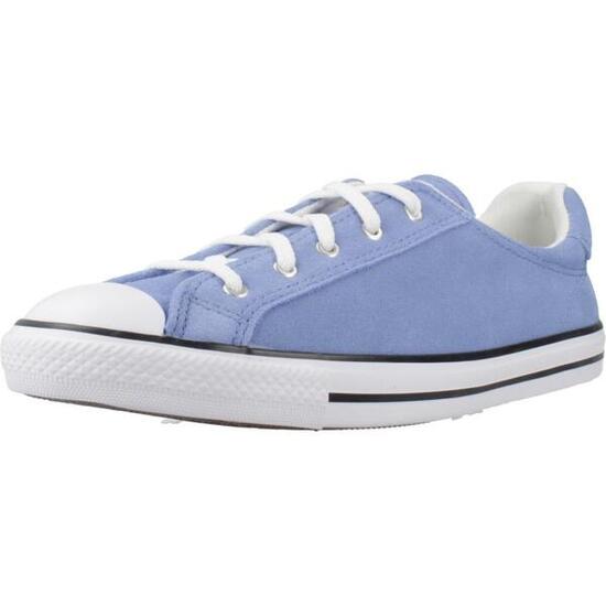 Baskets Converse Modèle Chuck Taylor All Star Dainty Lucky Ox Couleur Bleu