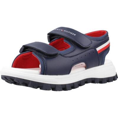 Sandalen Tommy Hilfiger Modell Sandalo Stripes Velcro Farbe Blau