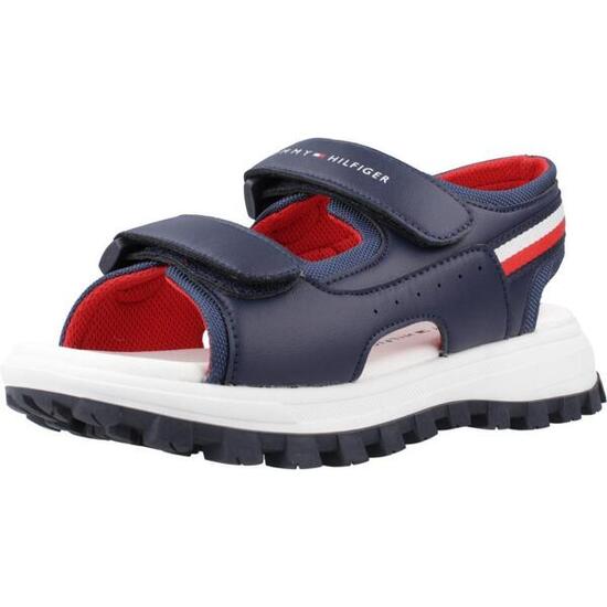 Sandalen Tommy Hilfiger Modell Sandalo Stripes Velcro Farbe Blau