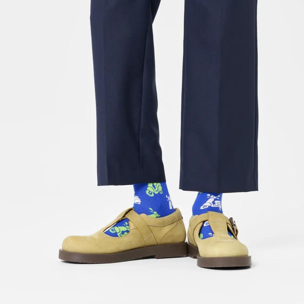 Meias Happy Socks Modelo Vespa Sock Cor Azul 2/4