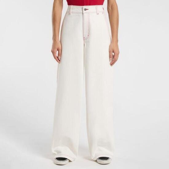 Hosen Dickies Modell Denim Carpenter Pant Farbe Weiß