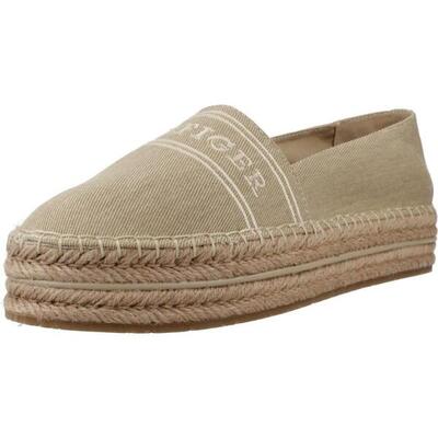 Sandalen tommy hilfiger model fw0fw08543 kleur lichtbruin