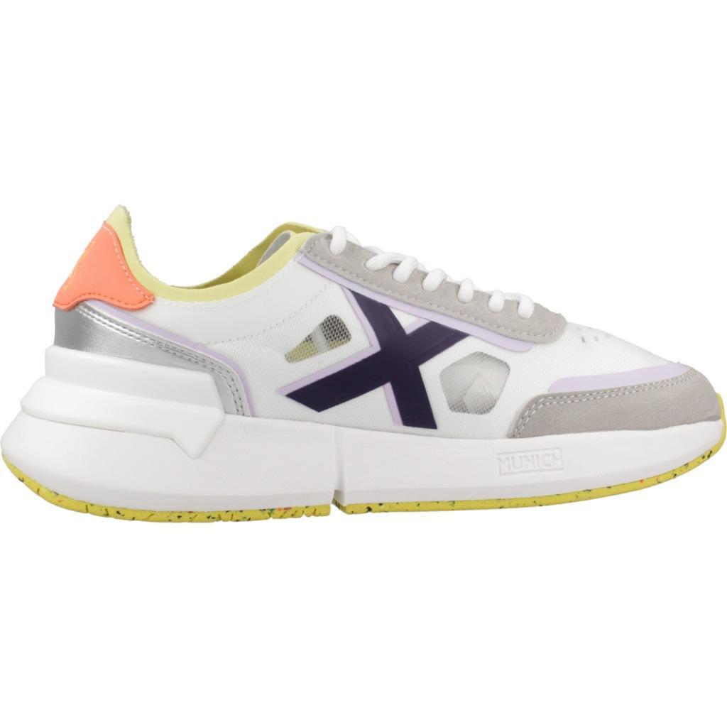 Baskets Munich Modèle Versus Ls Couleur Blanc 4/5