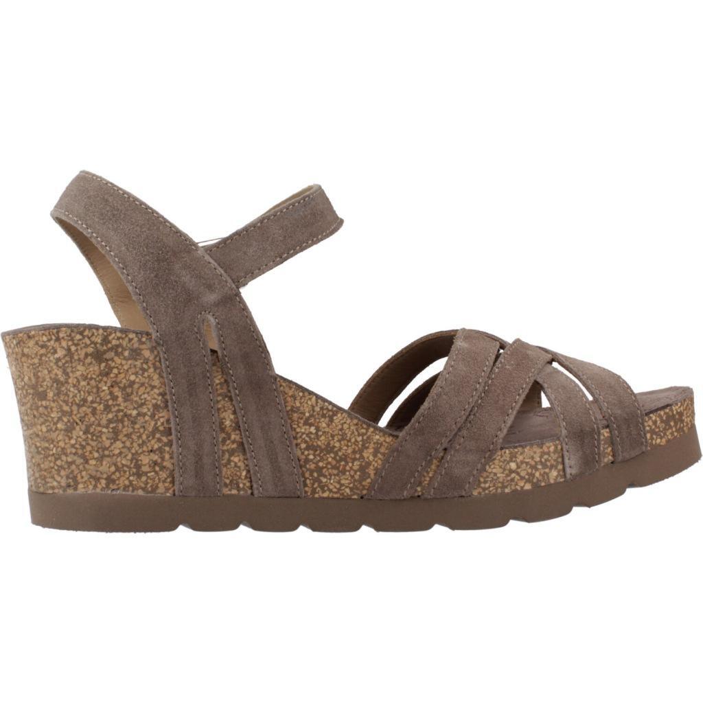 Sandales Panama Jack Modèle Vera B5 Couleur Gris 4/5