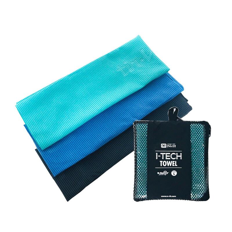 韓國製吸水快乾抗菌 I-Tech 毛巾 藍色