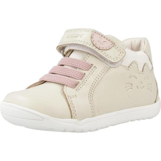 Baskets Geox Modèle B Macchia Girl Couleur Beige