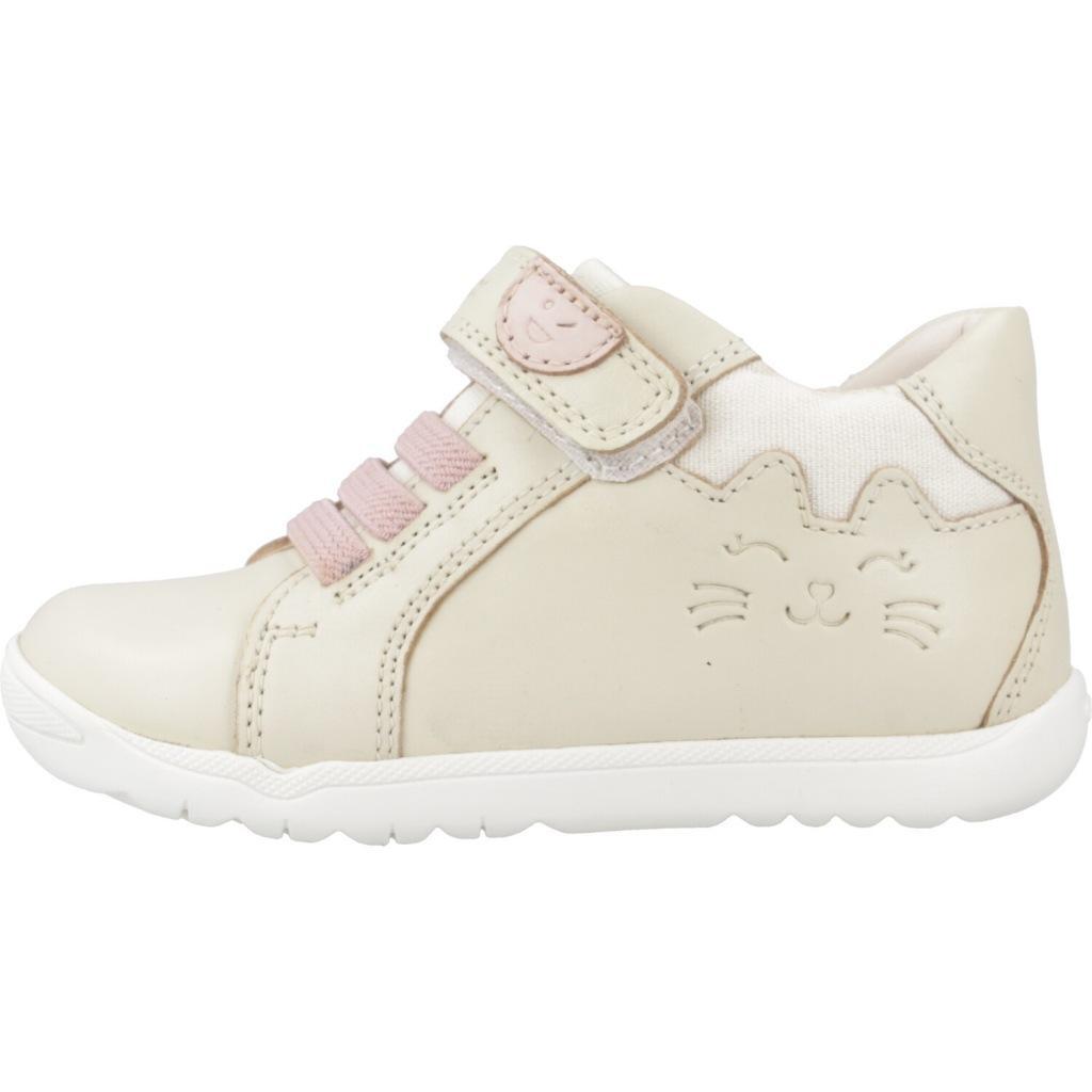 Baskets Geox Modèle B Macchia Girl Couleur Beige 2/5