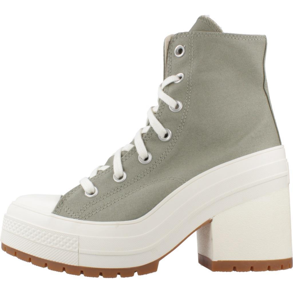 Baskets Converse Modèle Chuck Taylor All Star 70 De Luxe Heel Hi Couleur Vert 2/5
