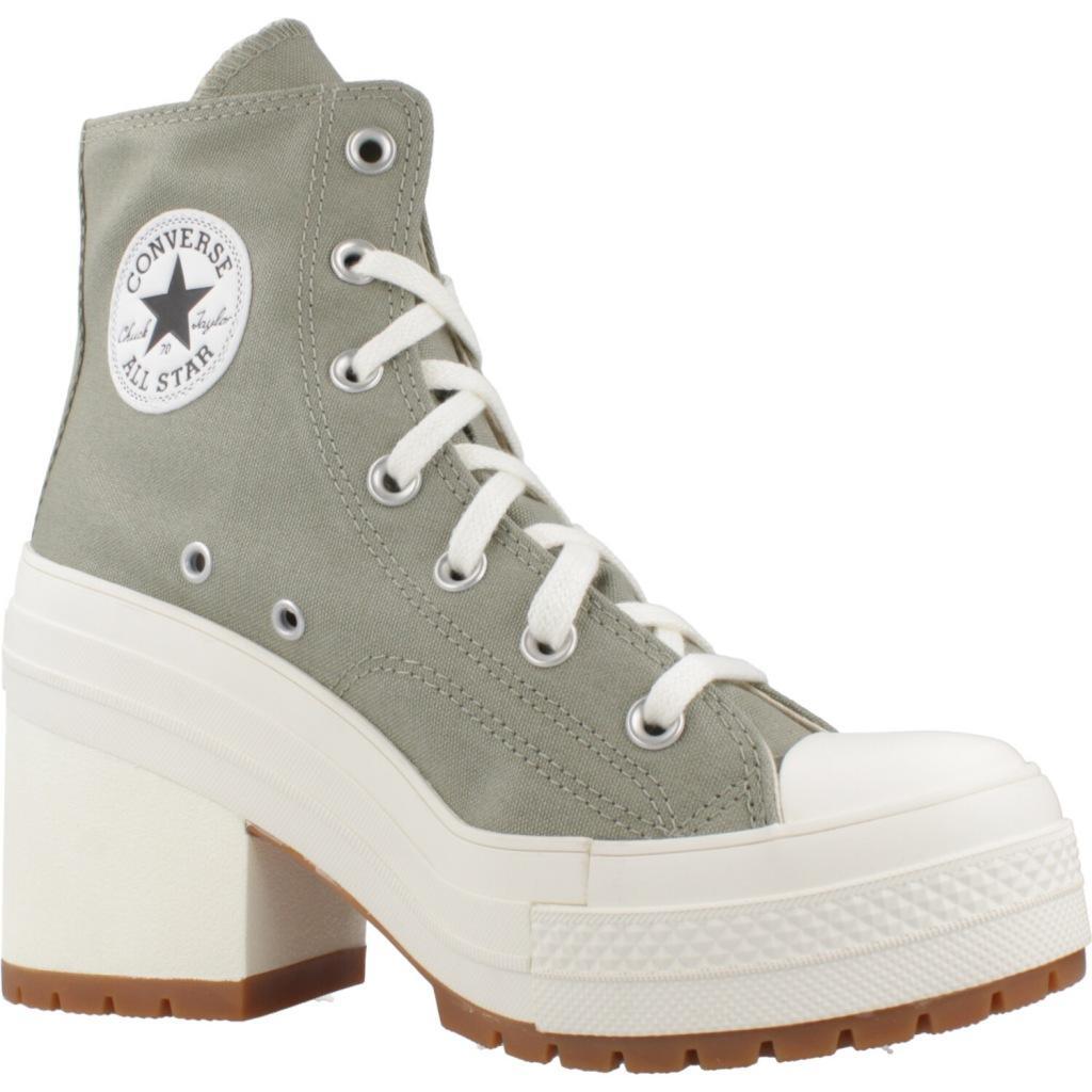 Baskets Converse Modèle Chuck Taylor All Star 70 De Luxe Heel Hi Couleur Vert 5/5