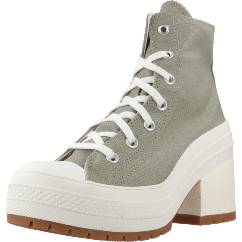 Baskets Converse Modèle Chuck Taylor All Star 70 De Luxe Heel Hi Couleur Vert 1/5