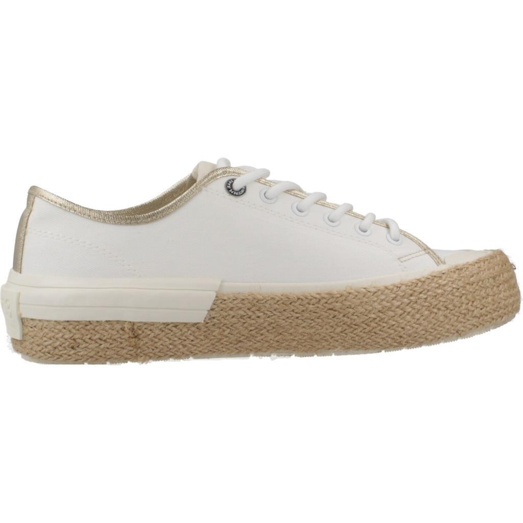 Baskets Pepe Jeans Modèle Samoi Mix Couleur Blanc 4/5