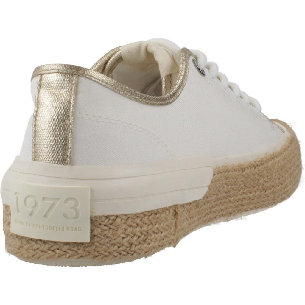 Baskets Pepe Jeans Modèle Samoi Mix Couleur Blanc 3/5