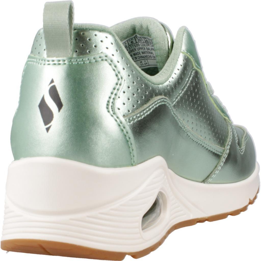 Baskets Skechers Uno - Metallixs, Vert, Femmes 3/5