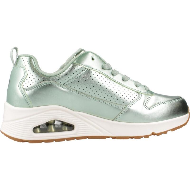 Pantofi sport femei Skechers Uno - Metallixs, Verde