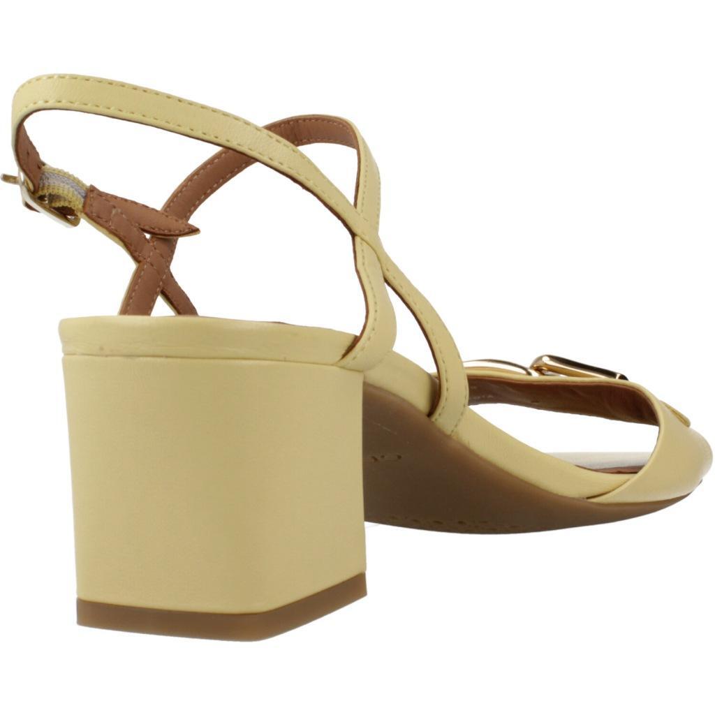 Sandales Geox Modèle D New Eraklia 50 Couleur Jaune 3/5