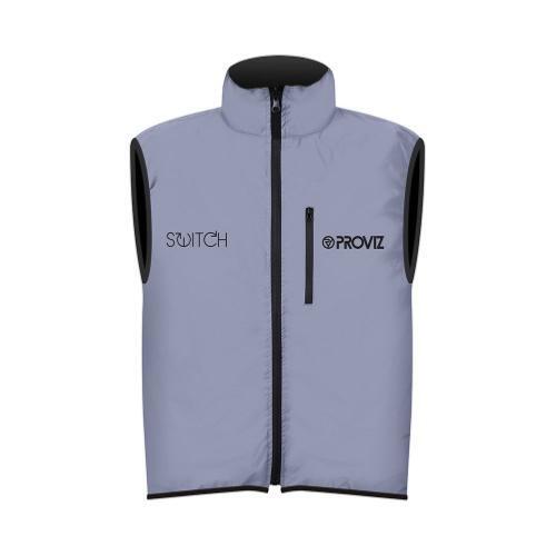SWITCH JACKET Wendbare fluoreszierende/reflektierende Weste - Damen - L