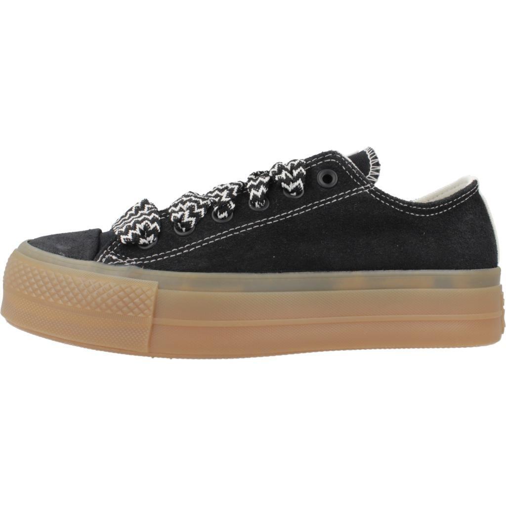 Baskets Converse Modèle Chuck Taylor All Star Lift Ox Couleur Noir 2/5