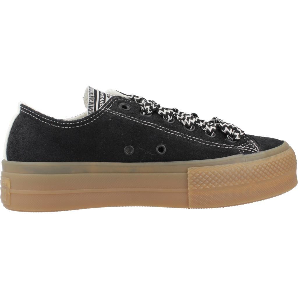 Baskets Converse Modèle Chuck Taylor All Star Lift Ox Couleur Noir 4/5