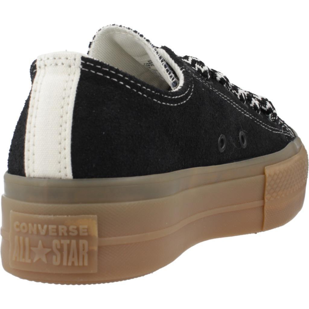 Baskets Converse Modèle Chuck Taylor All Star Lift Ox Couleur Noir 3/5