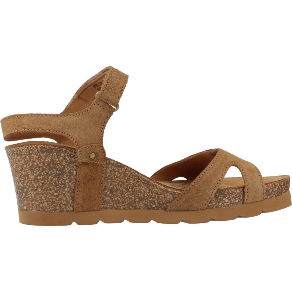 Sandales Panama Jack Modèle Julia B74 Couleur Brun Clair 4/5
