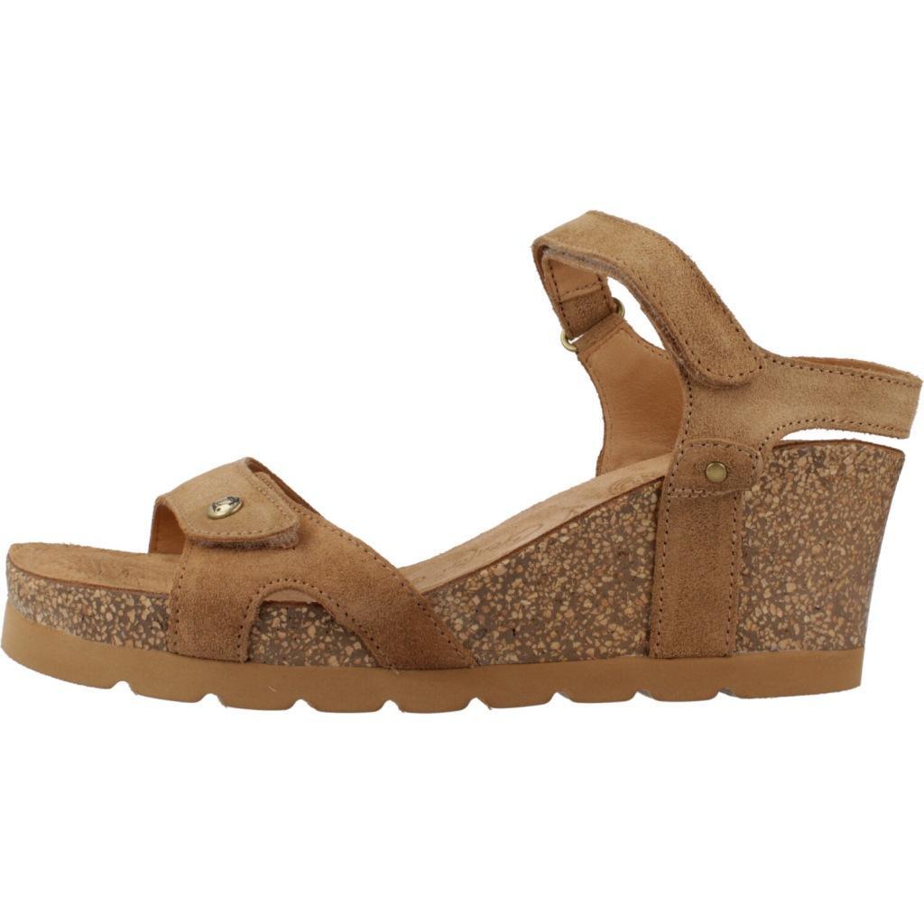 Sandales Panama Jack Modèle Julia B74 Couleur Brun Clair 2/5