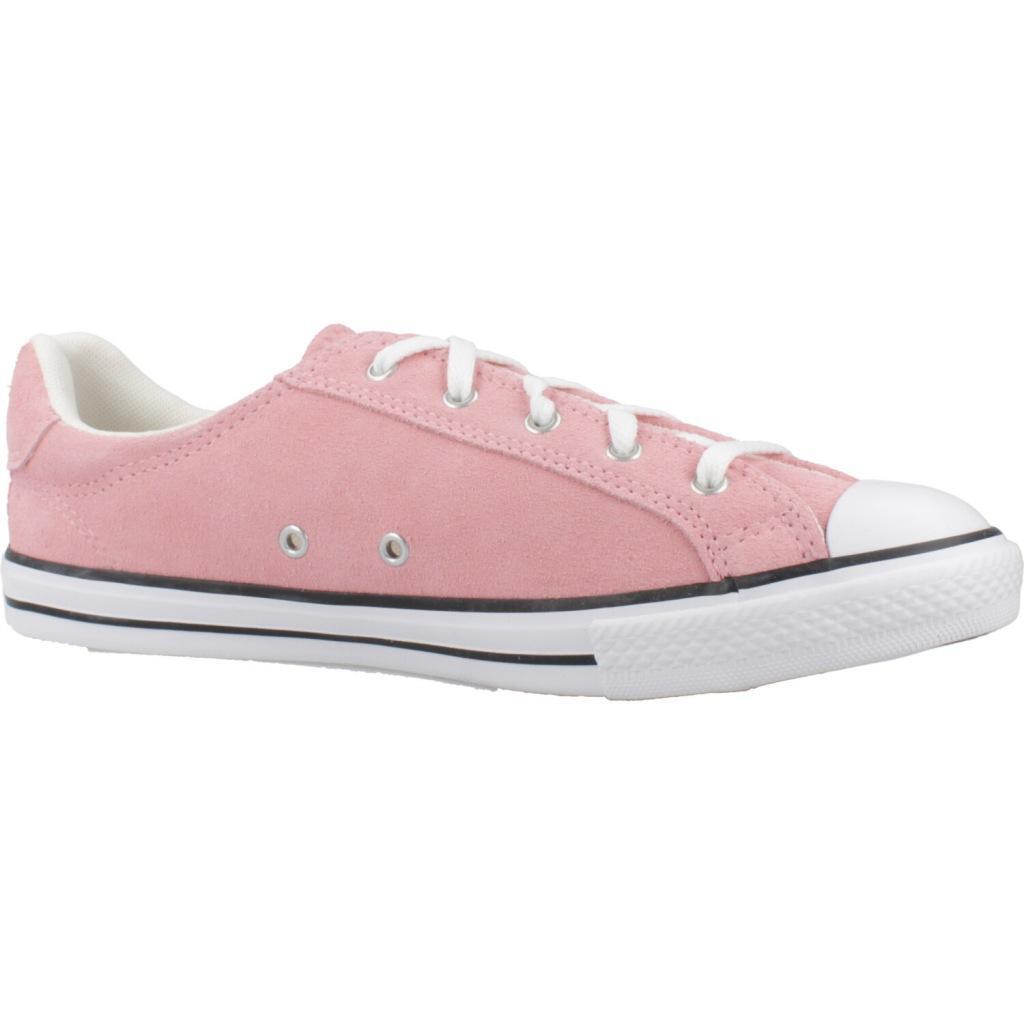 Baskets Converse Modèle Chuck Taylor All Star Dainty Lucky Ox Couleur Rose 5/5