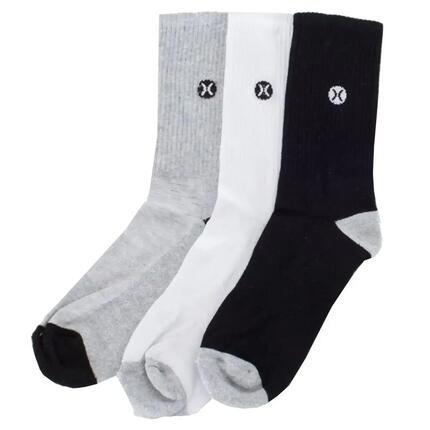Calcetines Hombre Hurley 3 Pack Mens Icon 1/2 Terry Multicolor