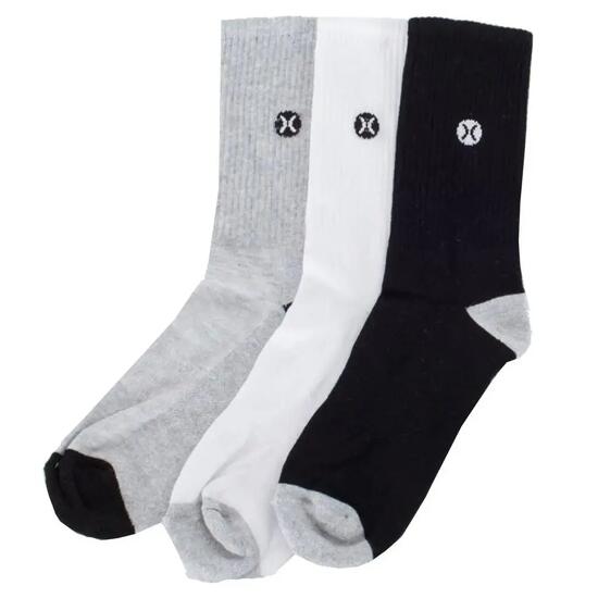 Calcetines Hombre Hurley 3 Pack Mens Icon 1/2 Terry Multicolor