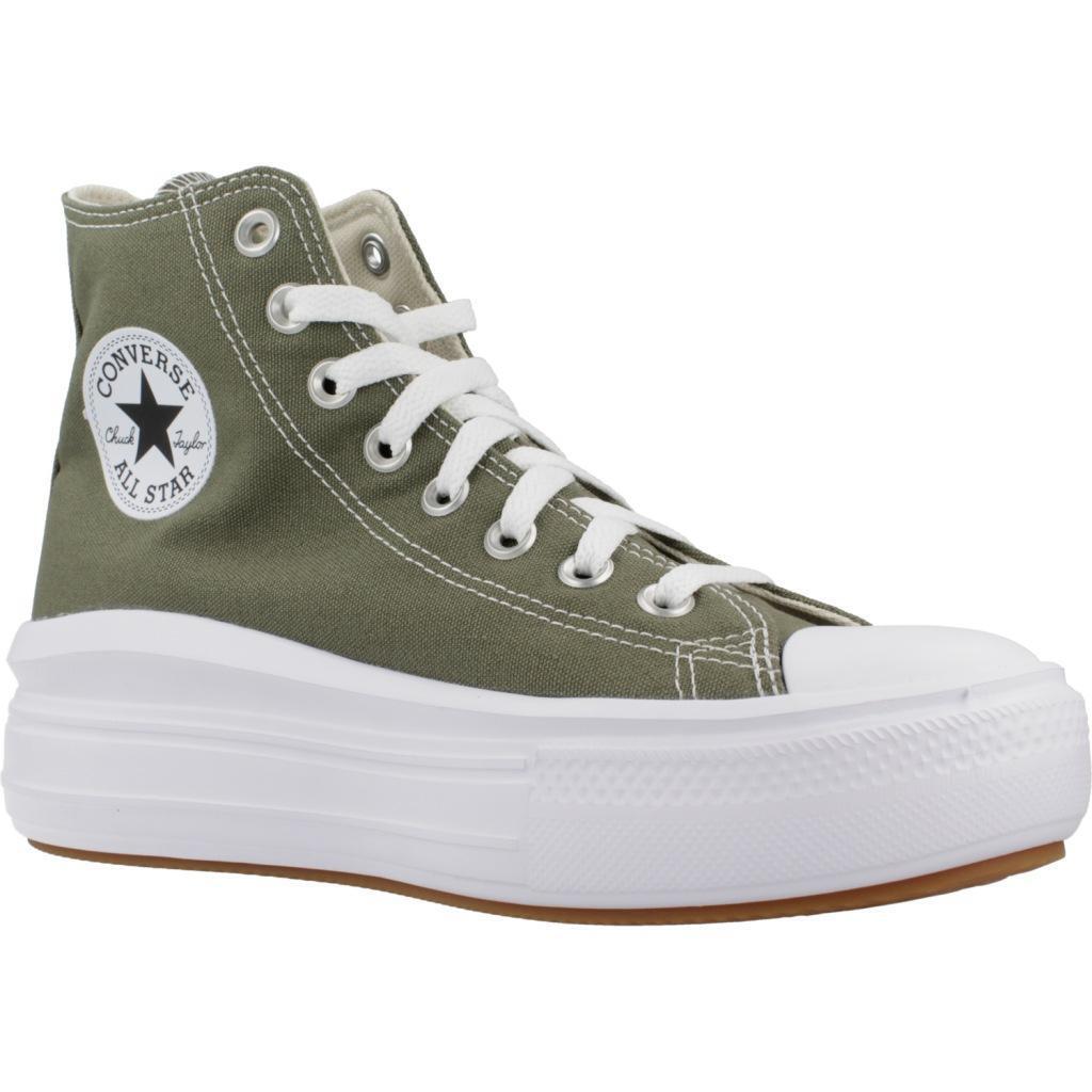 Ténis Converse Modelo Chuck Taylor All Star Move Hi Cor Verde 5/5