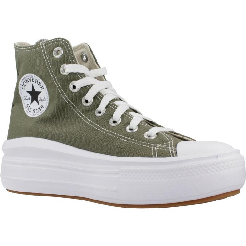 Baskets Converse Modèle Chuck Taylor All Star Move Hi Couleur Vert
