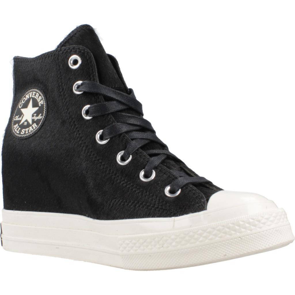 Baskets Converse Modèle Chuck Taylor All Star 70 Wedge Couleur Noir 5/5